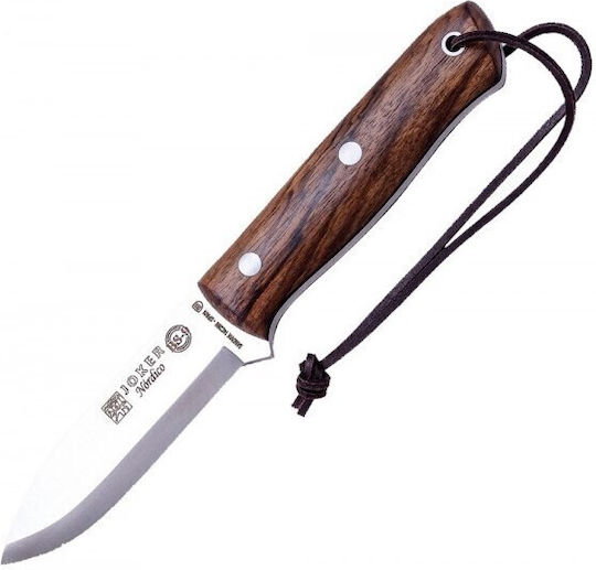 Joker BS9 Nordico Survival Knife Brown in Leather Sheath