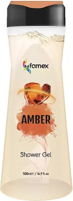 Famex Amber Gel de baie (1x500ml) 500ml