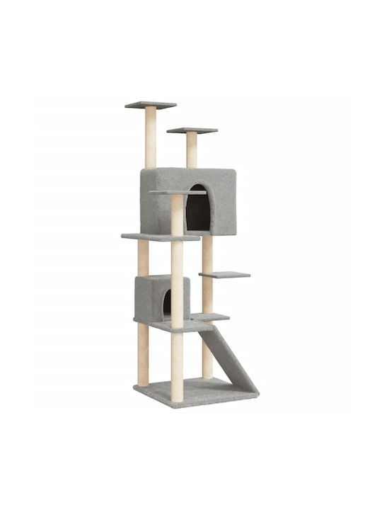 vidaXL Kratzbaum Katzenbäume Gray 67x60x153cm