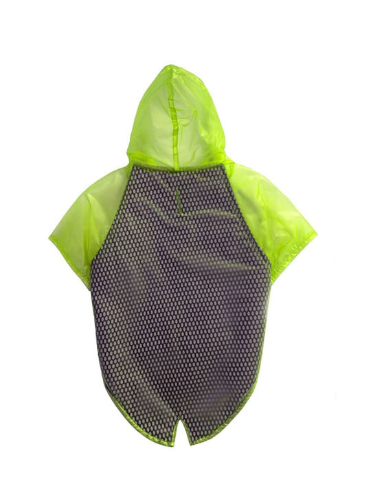 Glee Douglas Yellow Waterproof Dog Coat with Hood XXLarge with 43cm Back Length