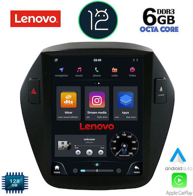 Lenovo Tesla Style Ηχοσύστημα Αυτοκινήτου για Hyundai IX35 2010-2015 (Bluetooth/USB/WiFi/GPS) με Οθόνη Αφής 9.7"