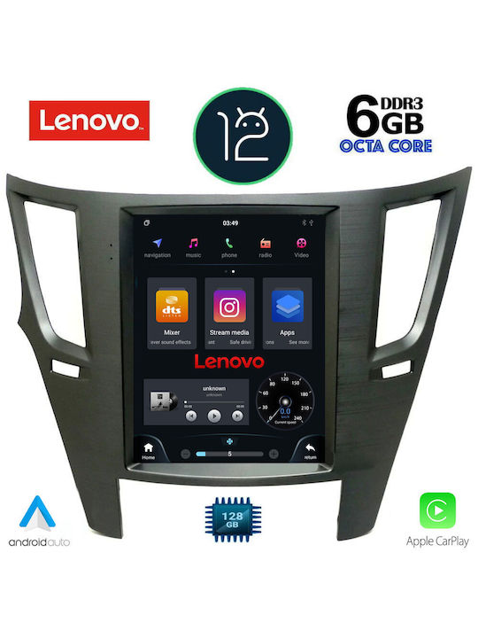 Lenovo Tesla Style Ηχοσύστημα Αυτοκινήτου για Subaru Legacy 2009+ (Bluetooth/USB/WiFi/GPS) με Οθόνη Αφής 9.7"