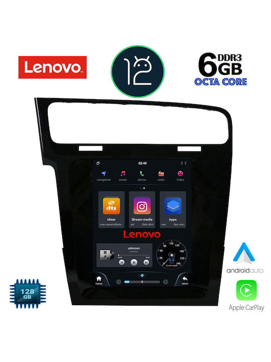 Lenovo Car-Audiosystem für Volkswagen Golf 2013-2021 (Bluetooth/USB/AUX/WiFi/GPS) mit Touchscreen 9.7"