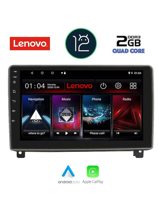 Lenovo Sistem Audio Auto pentru Peugeot 407 Audi A7 2004-2011 (Bluetooth/USB/AUX/WiFi/GPS/Apple-Carplay/Partitură) cu Ecran Tactil 9"
