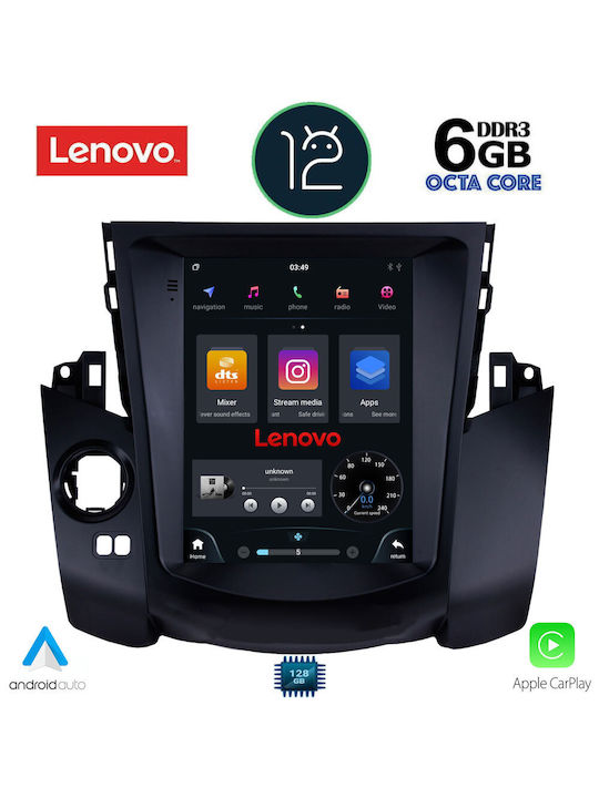 Lenovo Sistem Audio Auto pentru Toyota RAV 4 2006-2012 (Bluetooth/USB/AUX/WiFi/GPS/Partitură) cu Ecran Tactil 9.7"
