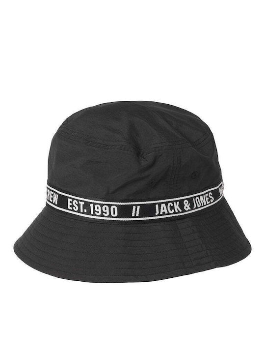 Jack & Jones Текстилно Мъжко Шапка Стил Кофа Черно