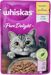 Whiskas Pure Delight Adult Wet Food for Adult Cats In Pouch with Chicken In Jelly 1pc 85gr