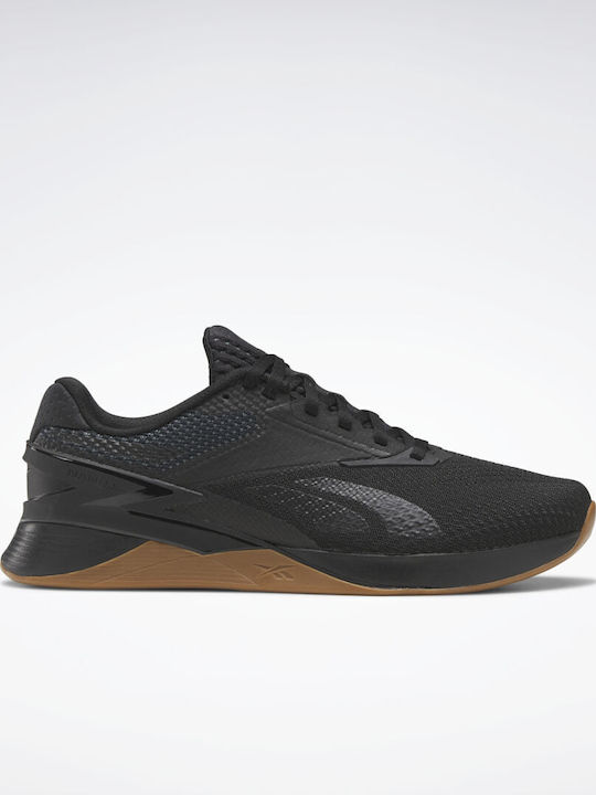 Reebok Nano X3 Ανδρικά Αθλητικά Παπούτσια για Προπόνηση & Γυμναστήριο Core Black / Pure Grey 7 / Reebok Lee 3