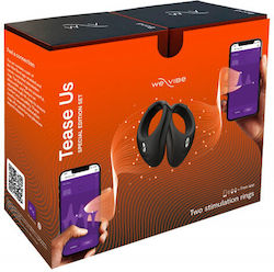 We-Vibe Tease Us Bond & Bond Set Vibrating Cock Rings Cock Black 2buc