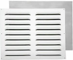 1700342 Rectangle Vent Louver with Sieve 20x25cm