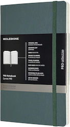 Moleskine PRO Caiet cu Elastic Verde