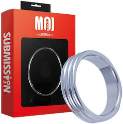 Moi Submission Mr. 3 Times Stainless Steel Cockring 50mm