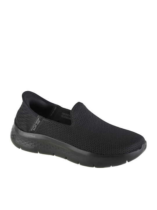 Skechers Go Walk Flex Damen Slip-Ons Schwarze