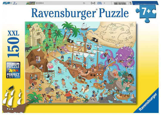 Παιδικό Puzzle Pirate Island για 7+ Ετών 150pcs Ravensburger