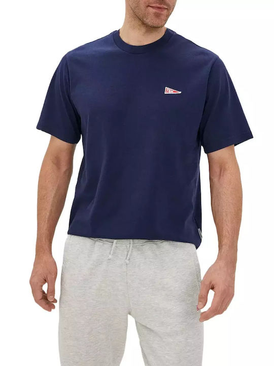 Franklin & Marshall Men's Short Sleeve T-shirt Navy Blue