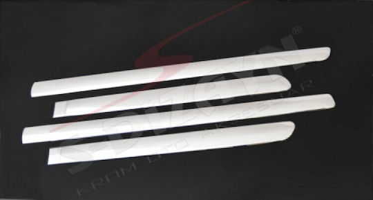 S-dizayn Protections for Car Doors Decorative Door Molding Chrome Peugeot 307 HB 5D/SW 2001-2008 4pcs 4pcs Silver