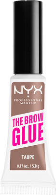 Nyx Professional Makeup The Brow Glue Flüssigkeit / Gel für Augenbrauen 02 Taupe