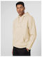 Sweatshirt mit Kapuze Beige