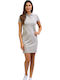 Rochie Mini De Vară Gri