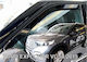 Heko Set of Windbreakers Front and Rear Car Dark Fime for Ford Explorer 5D 2019 4pcs
