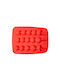 Sugar Love No Coating Silicone Ice Cream & Ice Lolly 3 Cups Baking Pan 20x11x2cm