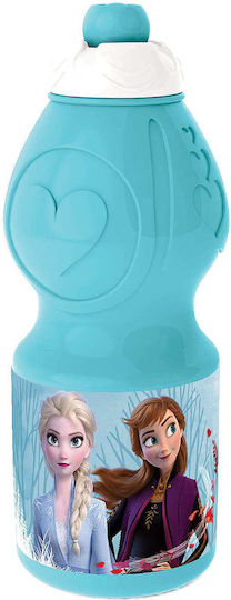 Stor Kids Water Bottle Frozen Plastic Light Blue 400ml
