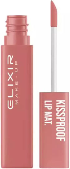 Elixir Kissproof Lip Mat Liquid Lipstick Matte 010 Speckletone Wine 4.5gr