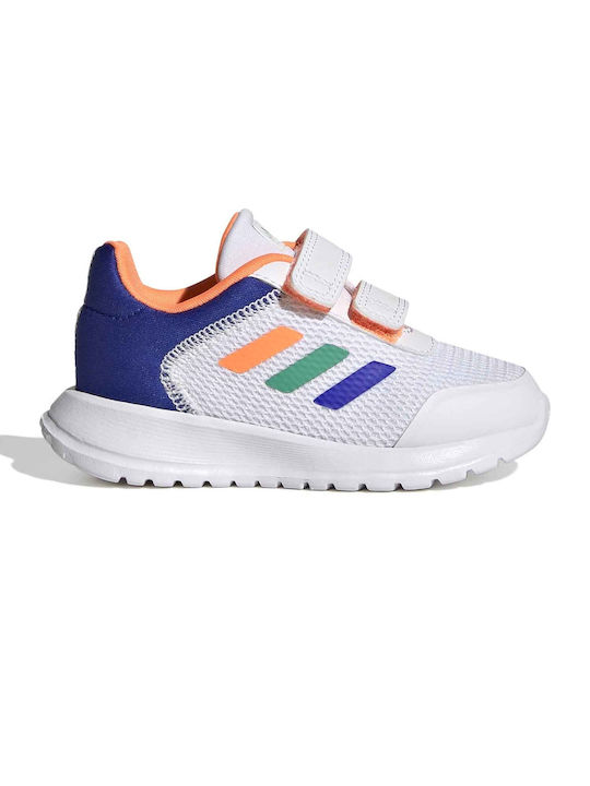 Adidas Αθλητικά Παιδικά Παπούτσια Running Tensaur Run 2.0 CF I με Σκρατς Λευκά