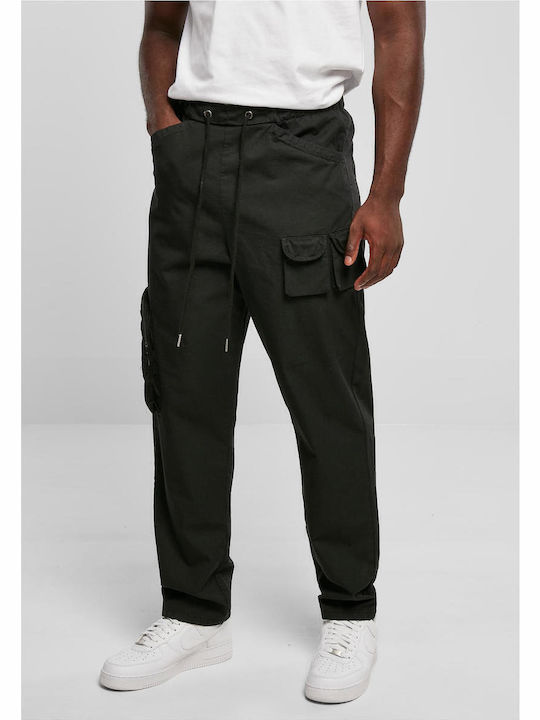 Urban Classics Παντελόνι Cargo Μαύρο
