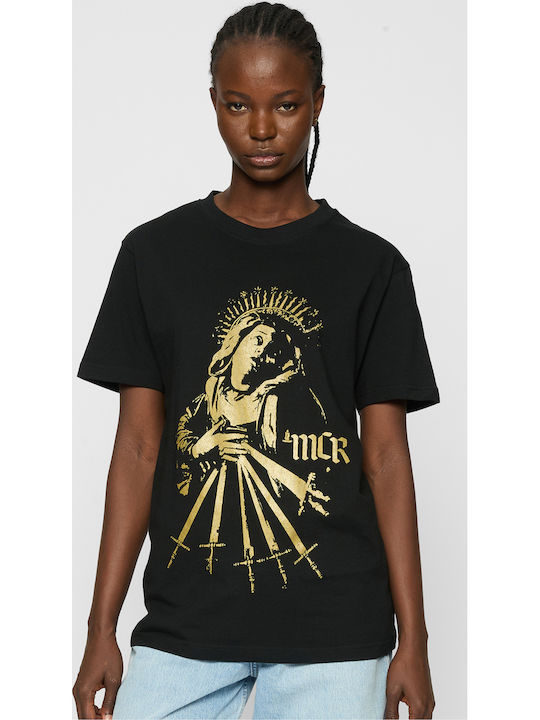 Merchcode My Chemical Romance Gold Lady Damen T-shirt Schwarz
