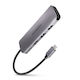 Axagon HMC-5 USB-C Docking Station mit HDMI 4K PD Silber