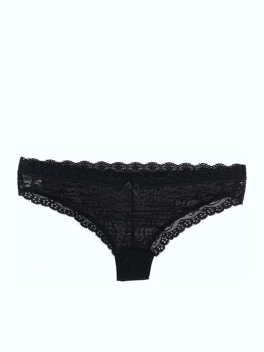 CottonHill Women's Brazil with Lace Black
