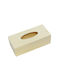 Tpster Wooden Tissue Holder Beige 23.5x13x10cm 11779