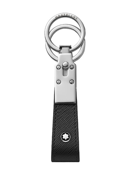 MontBlanc Μπρελόκ Sartorial Δερμάτινο Μαύρο