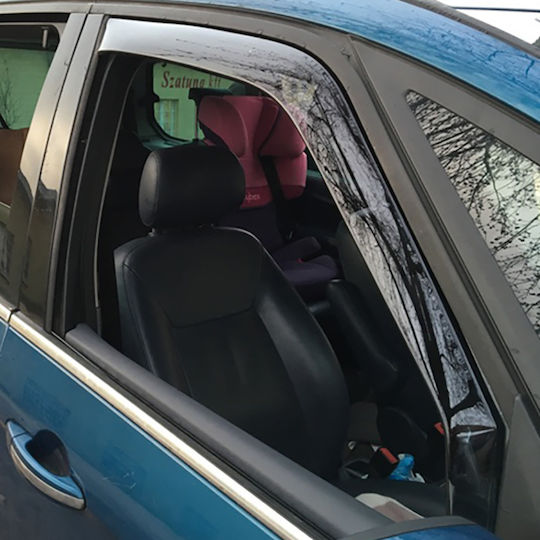 Szatuna Classic Set of Windbreakers Front Car for Ford Galaxy II 2pcs