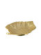 Lalos Metallic Decorative Platter Deep Forest Gold 21.8x25x3cm