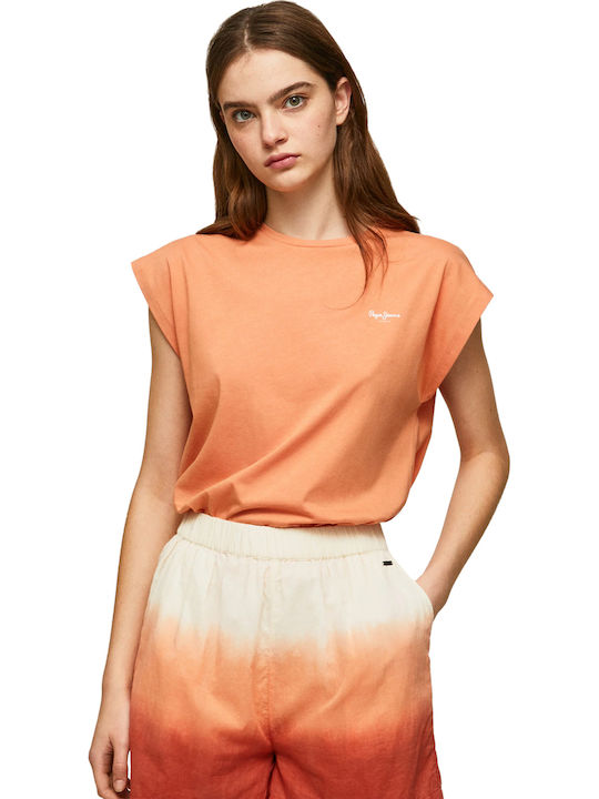 Pepe Jeans Bloom Women's T-shirt Orange