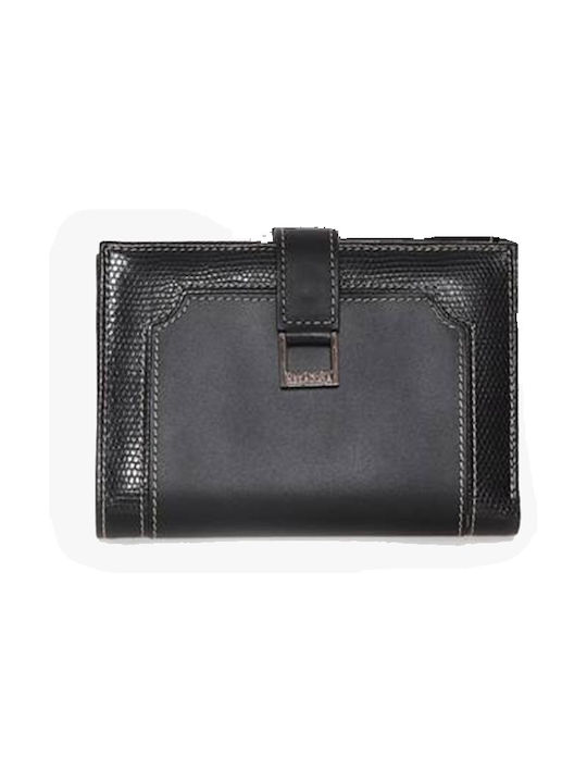 Bartuggi Large Leather Women's Wallet Black