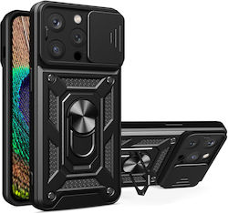 Hurtel Hybrid Armor Camshield Negrη (iPhone 14 Pro Max)
