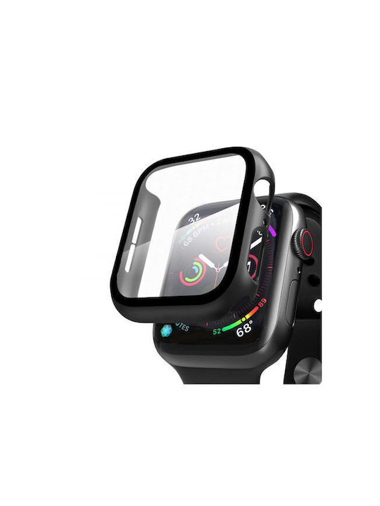 Fullbody Plastikhülle mit Glas in Schwarz Farbe für Apple Watch Ultra 49mm