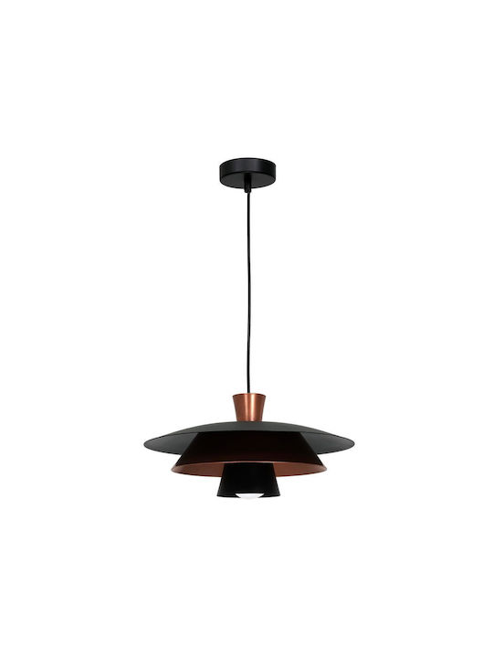 Luminex Luminex Ceiling Light Black Bell with E...