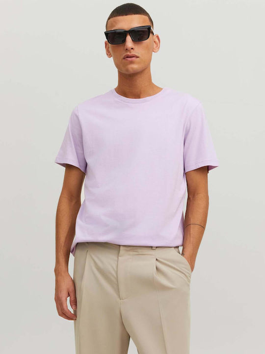 Jack & Jones Herren T-Shirt Kurzarm Lilac