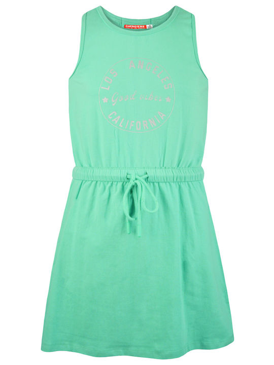 Energiers Kids Dress Sleeveless Green