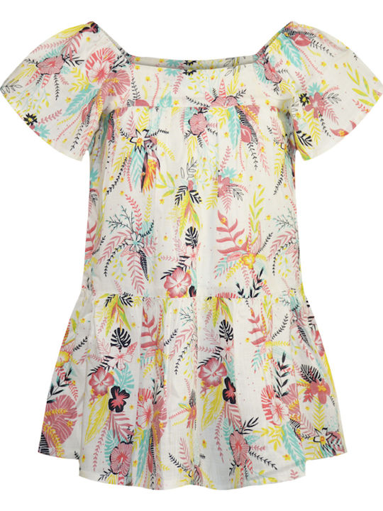 Children's Dress Short Sleeve Floral Multicolour
