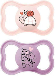 Mam Pacifiers Silicone Giraffe - Pink/Purple fo...