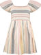 Rochie pentru Copii Mâneca scurta In text: In Romanian: In Cu dungi Multicolor