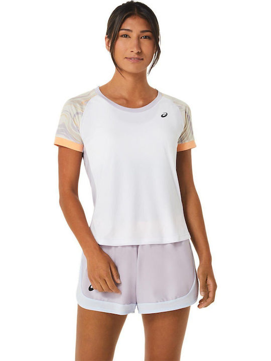 ASICS 2042A258-502 Damen Tennisbekleidung Weiß