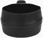 Wildo (Sweden) Fold-A-Cup Glass for Camping Black 0.2lt