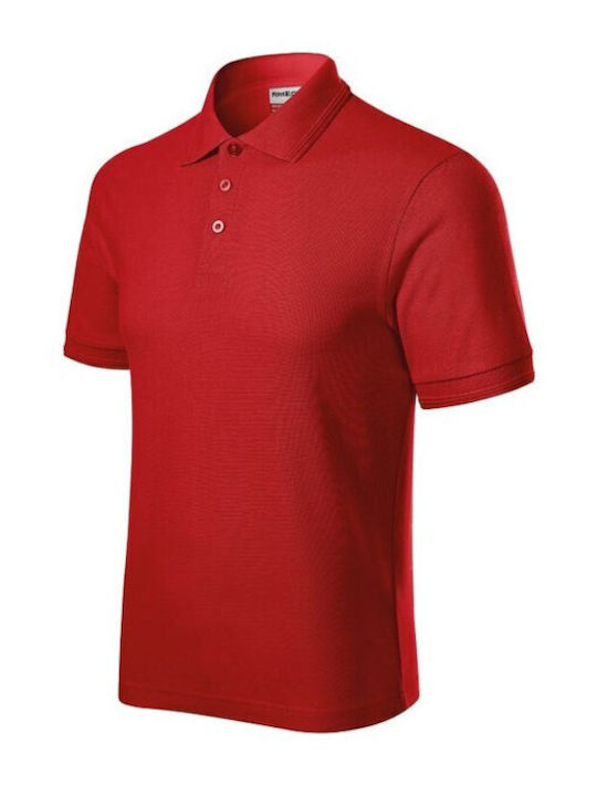Malfini Ανδρικό T-shirt Polo Κόκκινο