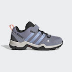 Adidas Kids Hiking Shoes Terrex Silver Violet / Blue Dawn / Solar Gold